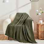 Waffle Knit Throw