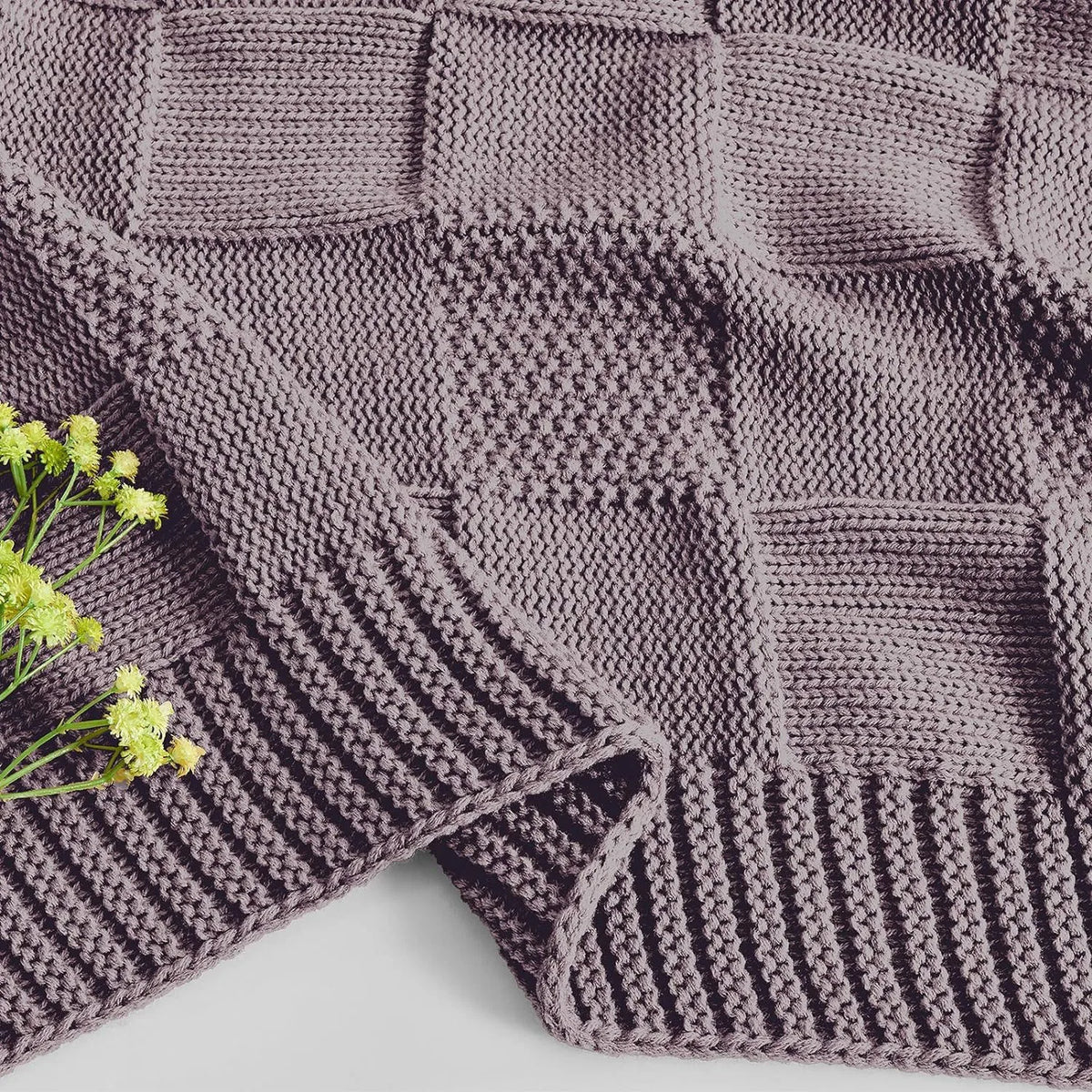 Waffle Knit Throw