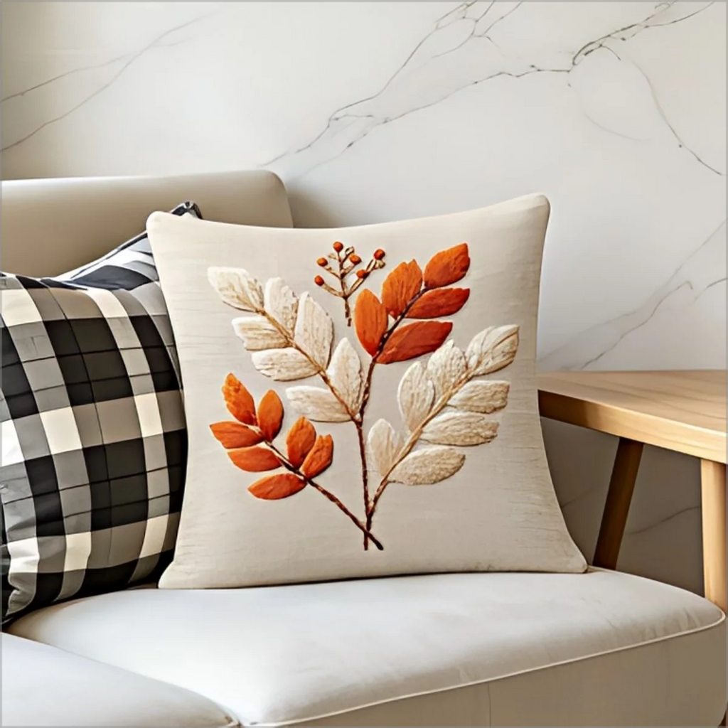 Autumn Botanical Cushion Cover