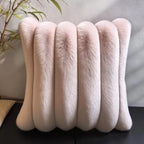 Two-Tone Faux Fur Cushion Cover