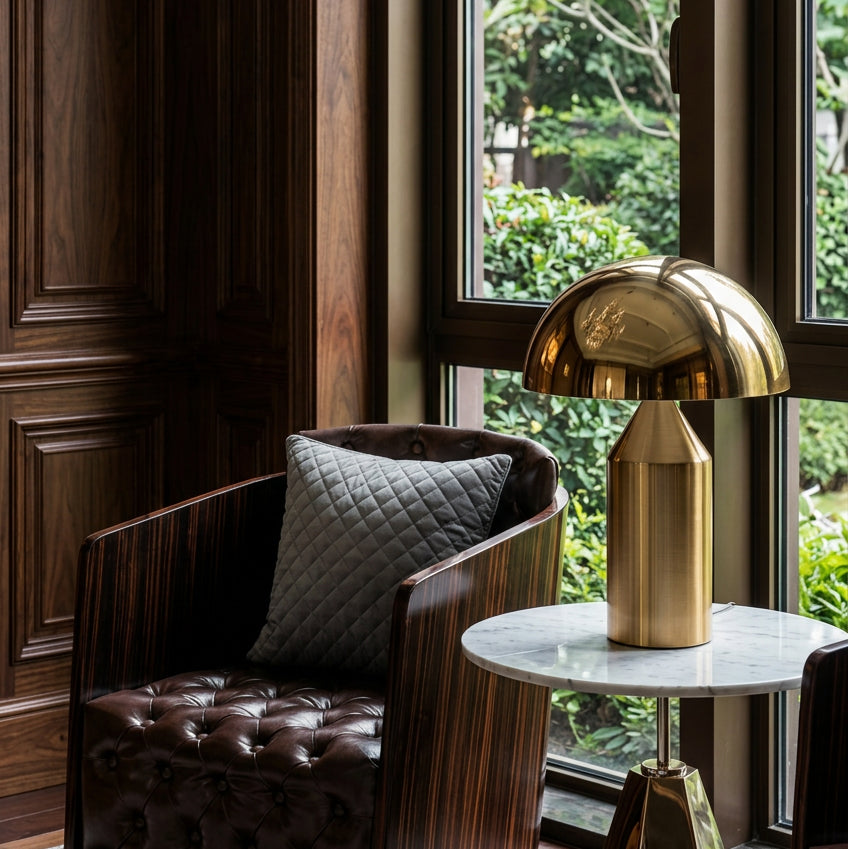 Luxury Gold LED Table Lamp