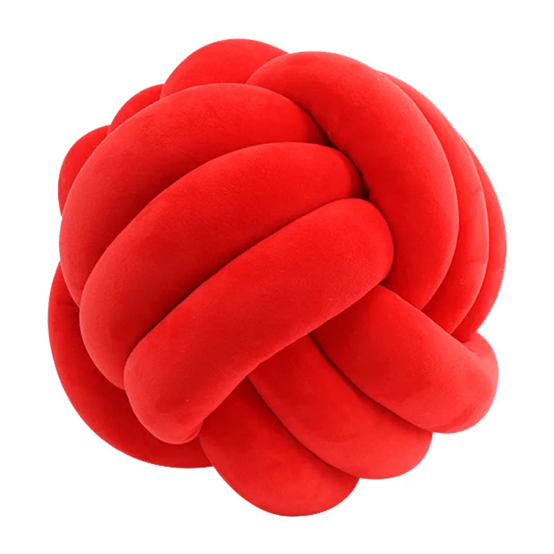 Handmade Knot Ball Cushion