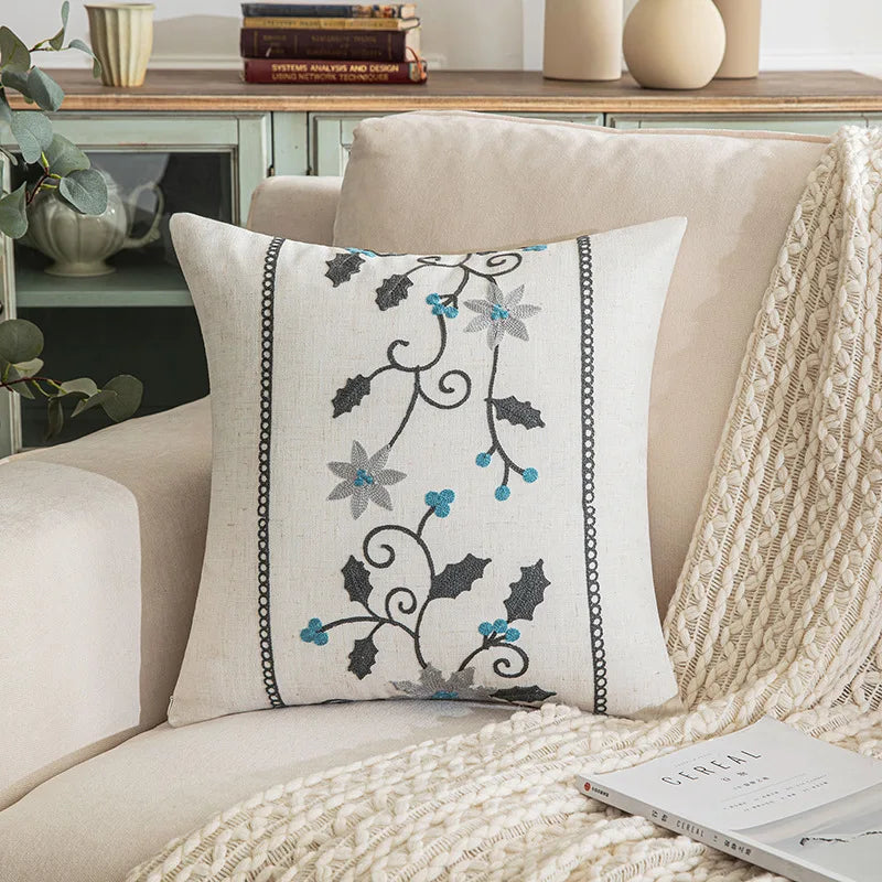 Botanical Jacquard Cushion Cover