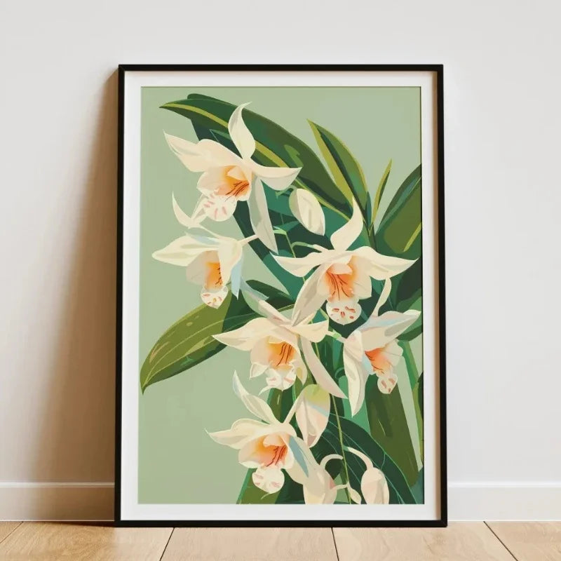 Minimalist Bamboo Forest Tropical Leaf Botanical Flower Poster and Prints Canvas Printing Wall Art Picture for Living Room Decor