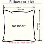 Faux Rabbit Plush Cushion Cover