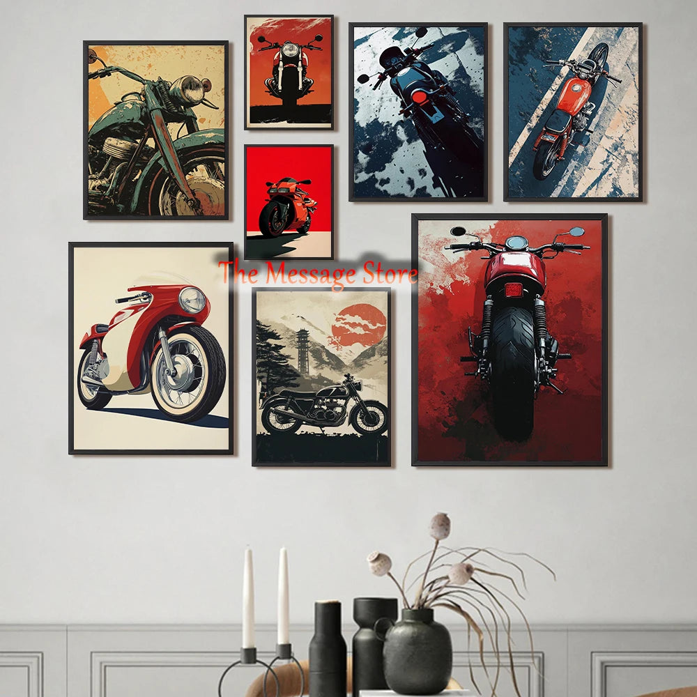 Rider Silhouette Canvas Print