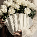 Porcelain Clam Vase
