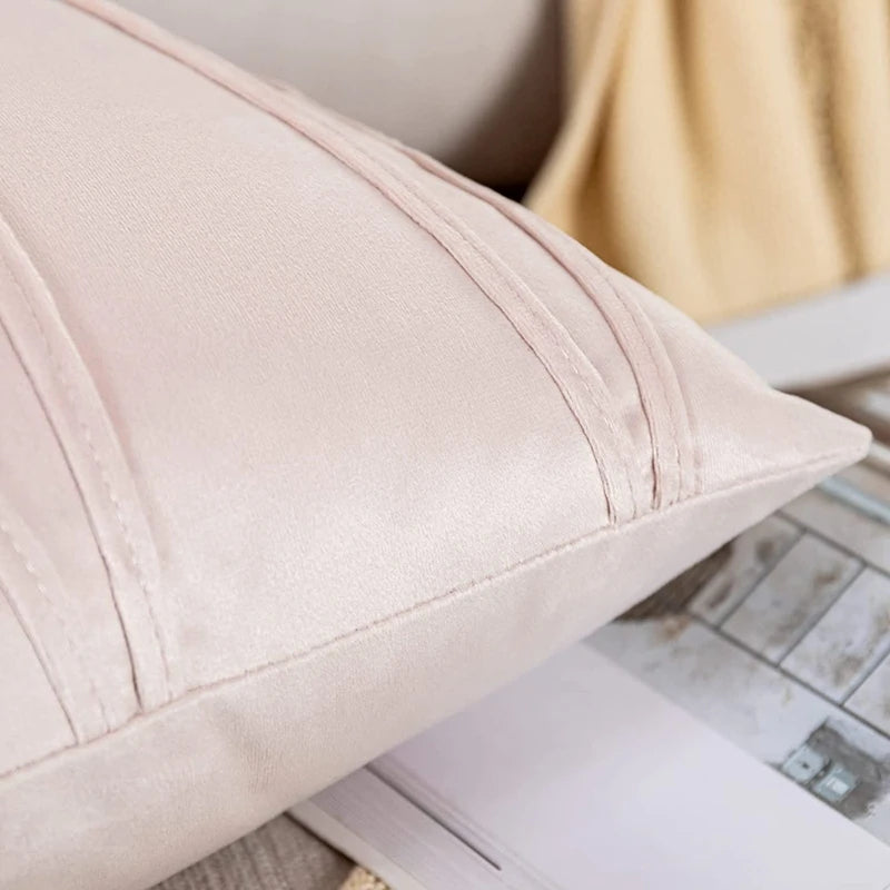 Solid Velvet Cushion Cover
