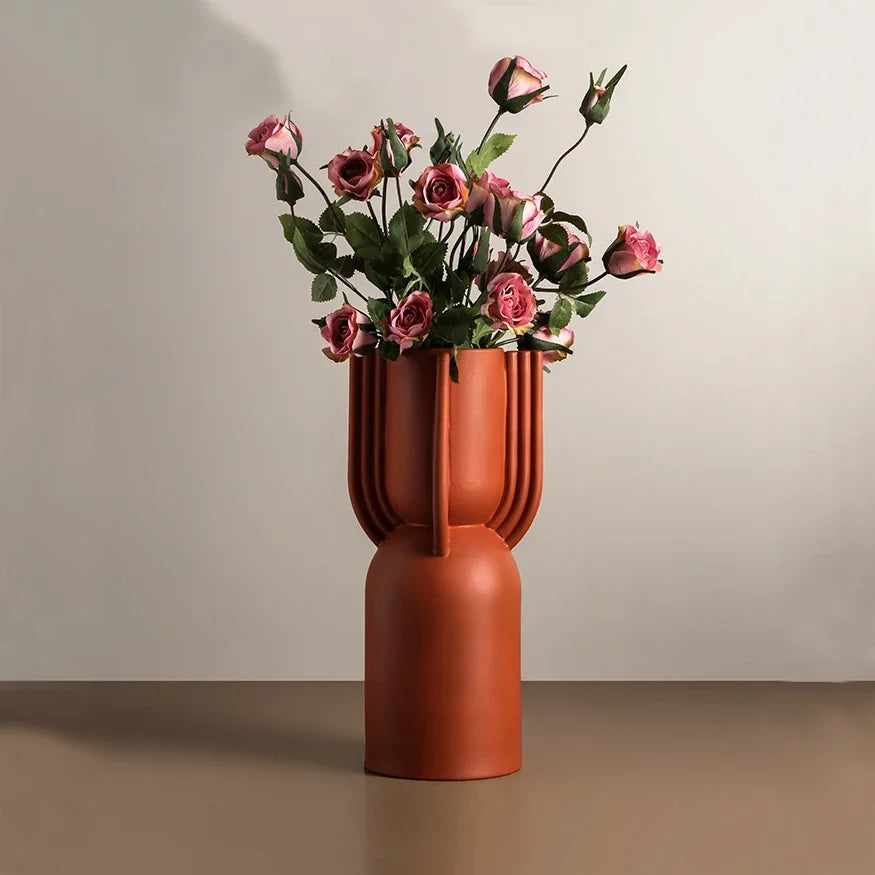 Irregular Geometric Ceramic Vase