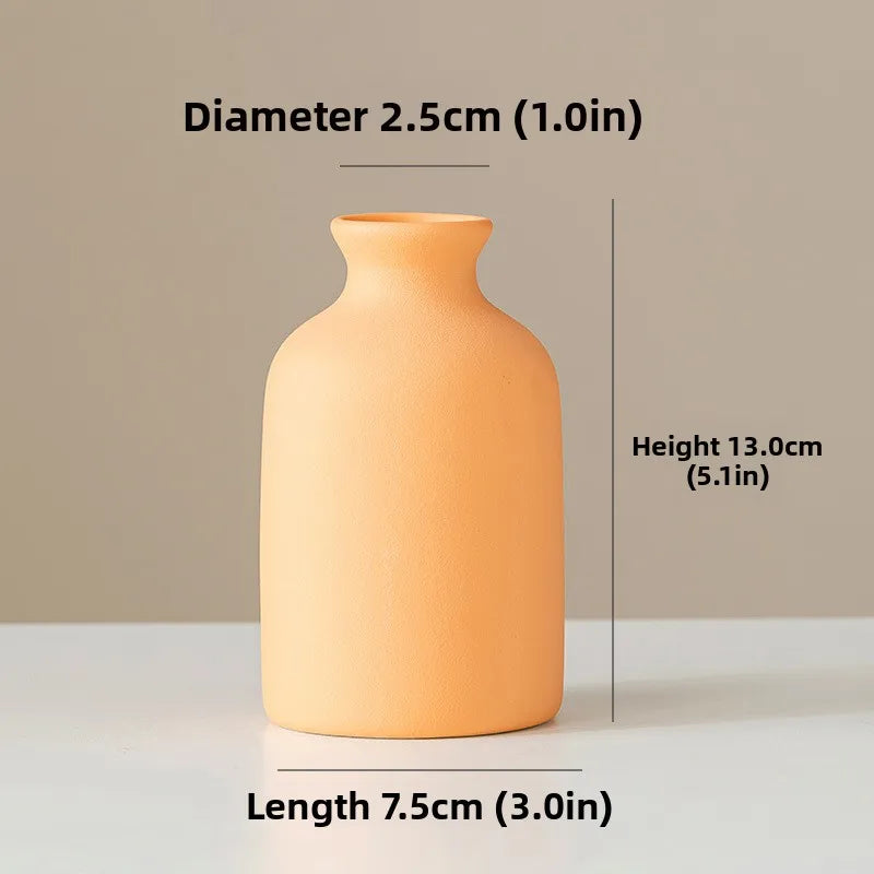 White Nordic Ceramic Vase