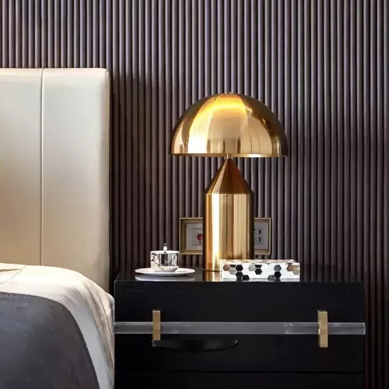Luxury Gold LED Table Lamp