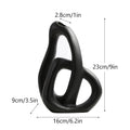 Entwined Abstract Ceramic Vase