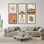 Botanical Line Art Canvas Print