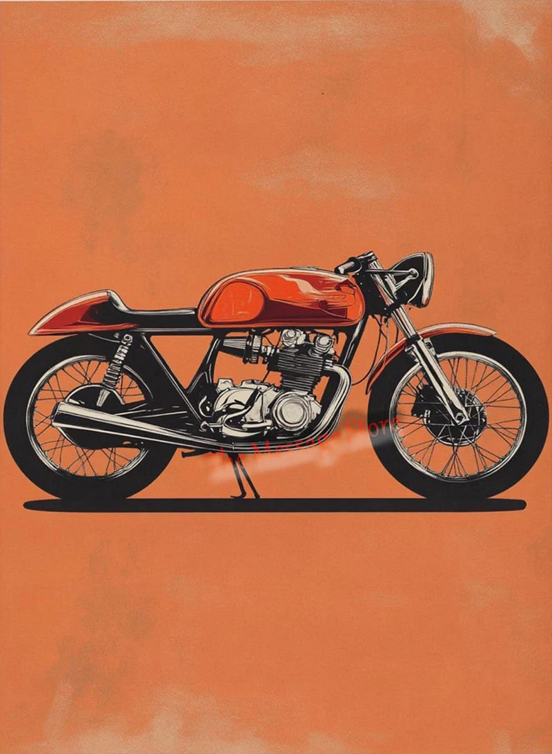Rider Silhouette Canvas Print