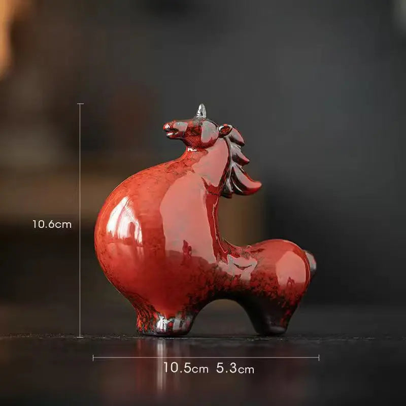 Trojan Ceramic Horse Decorative