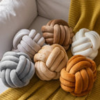 Handmade Knot Ball Cushion