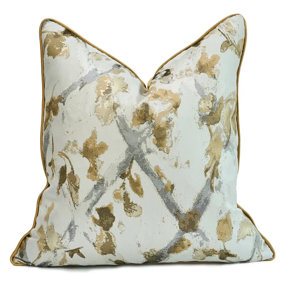 Jacquard Geometric Cushion Cover