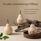 Pear Decor Wood Perfume Diffuser Aromatherapy Living Room Scented Ornament