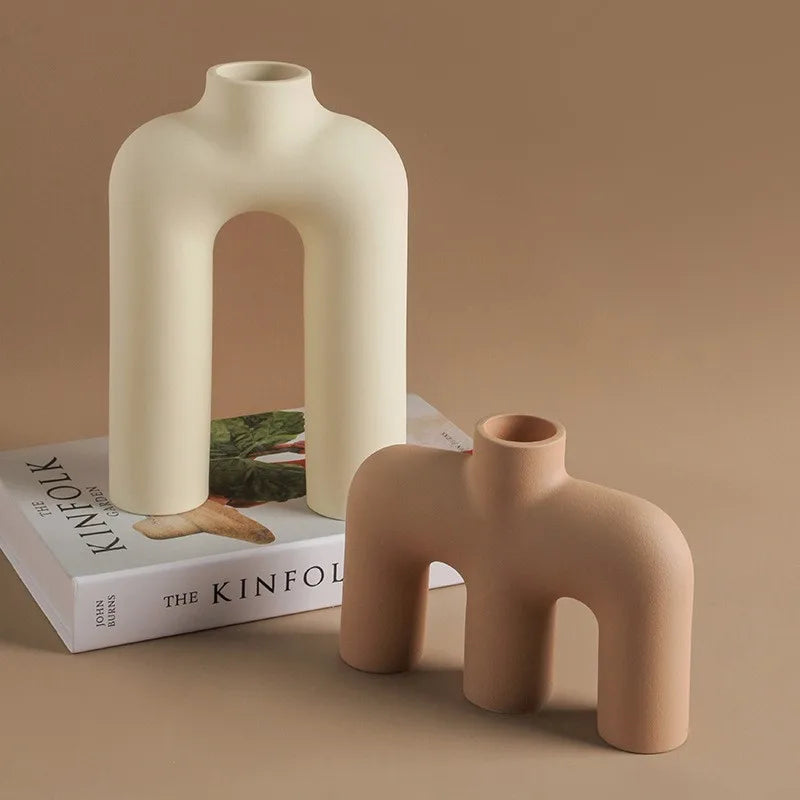 Modern Alphabet Art Vase