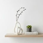 Entwined Abstract Ceramic Vase