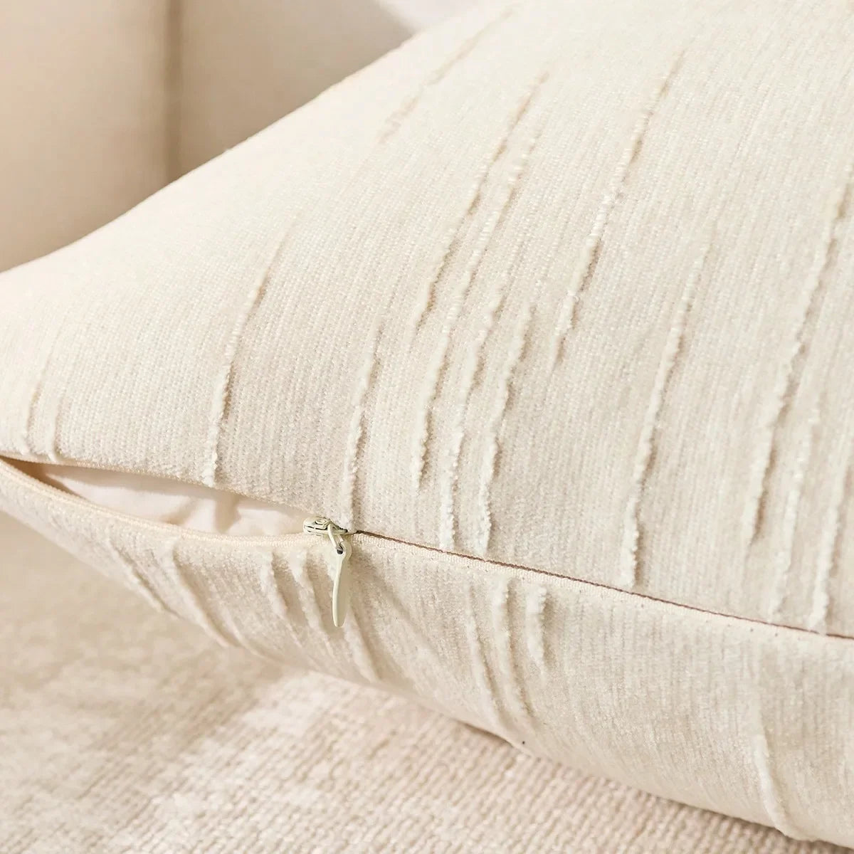 Faux Linen Cushion Cover