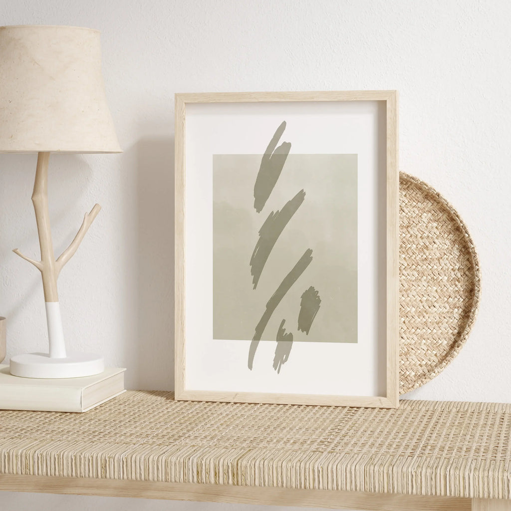 Folk Art Botanical Canvas Print