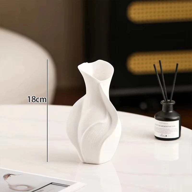 Abstract Grass Ceramic Vase