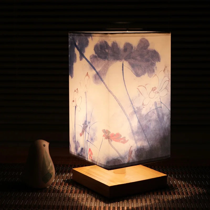 Bamboo Landscape Table Lamp