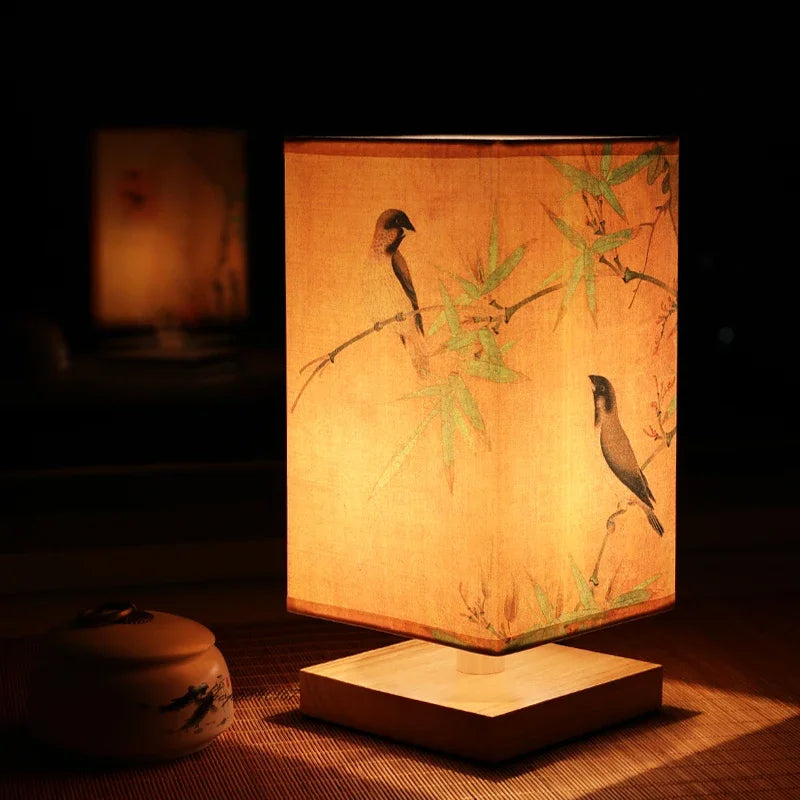 Bamboo Landscape Table Lamp