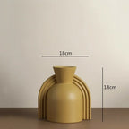 Irregular Geometric Ceramic Vase
