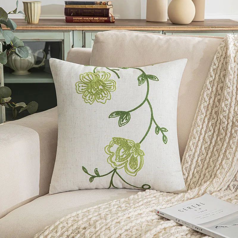 Botanical Jacquard Cushion Cover