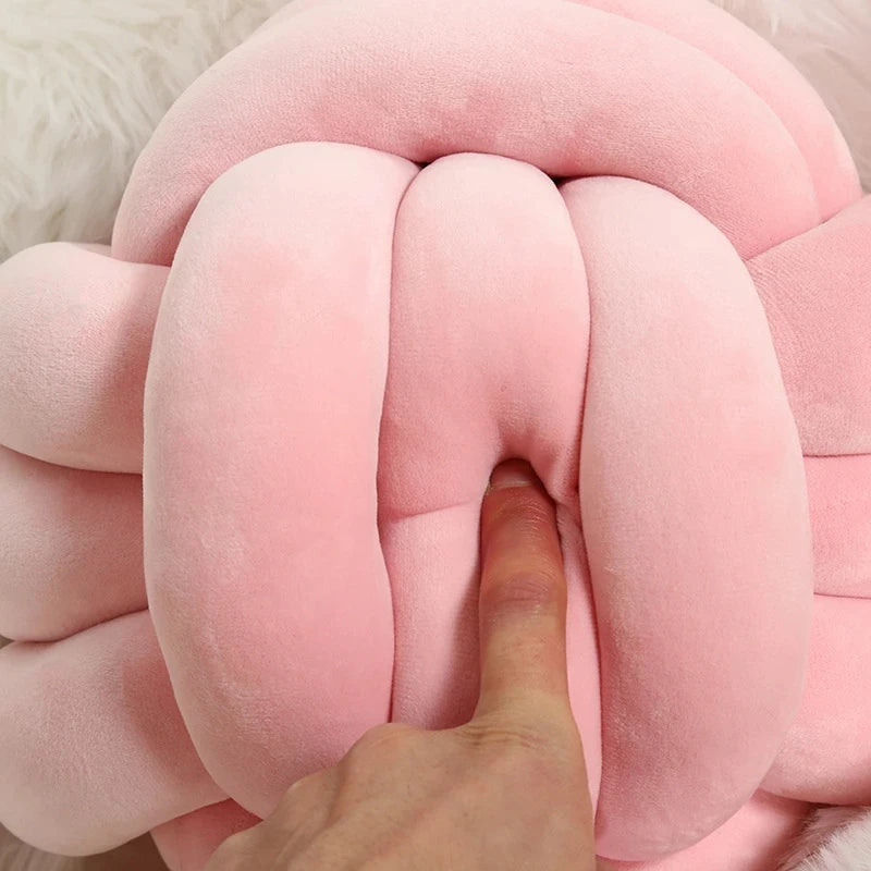 Handmade Knot Ball Cushion