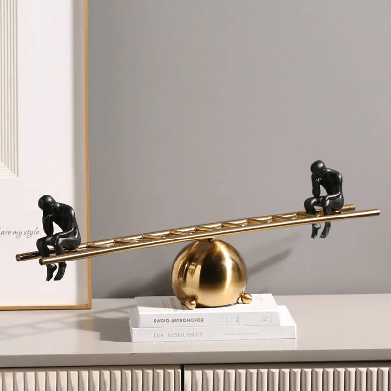 Seesaw Contemplator Desk Sculpture