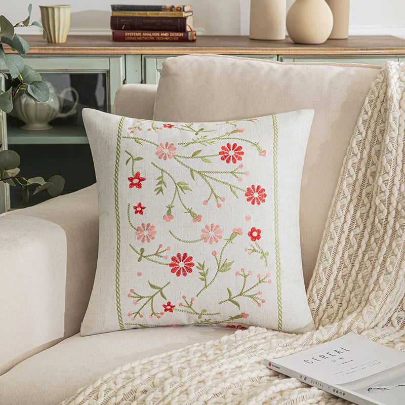 Botanical Jacquard Cushion Cover