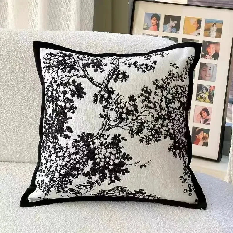 Abstract Colour-Block Cushion Cover