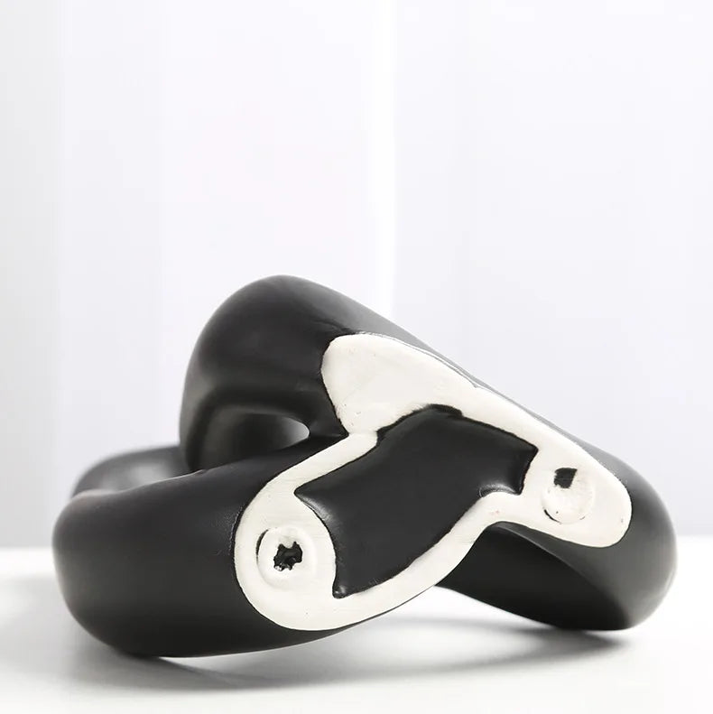 Entwined Abstract Ceramic Vase