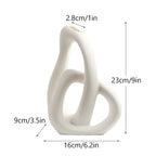 Entwined Abstract Ceramic Vase