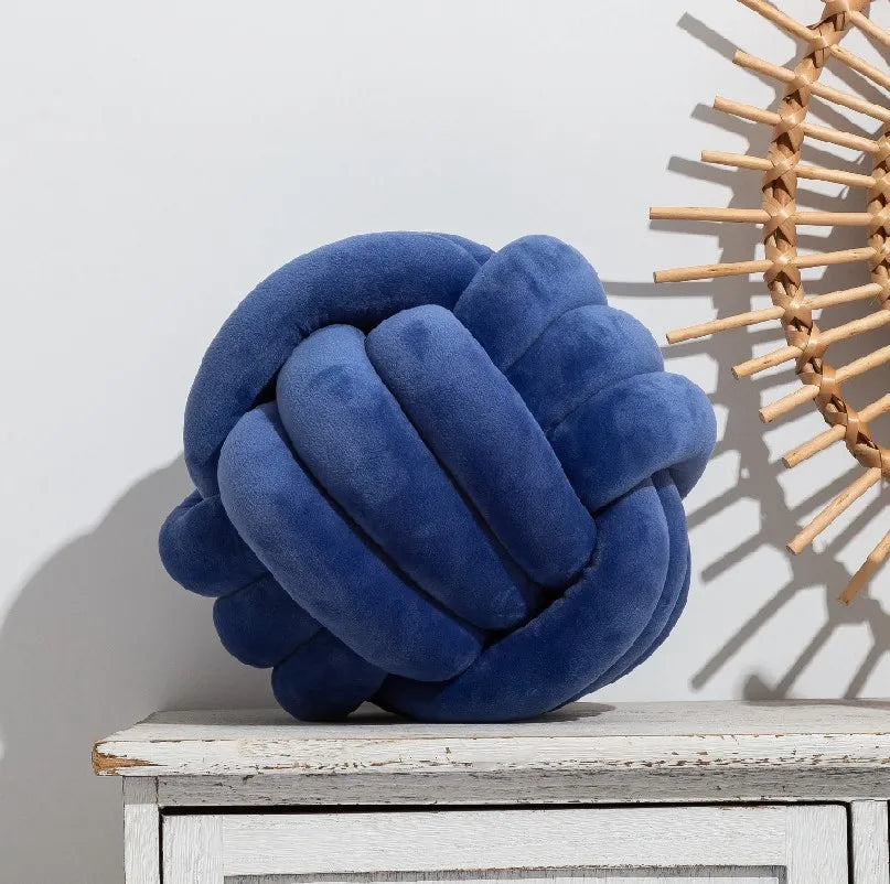 Handmade Knot Ball Cushion