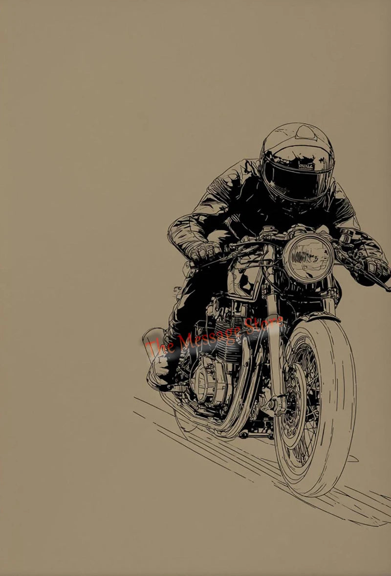 Rider Silhouette Canvas Print