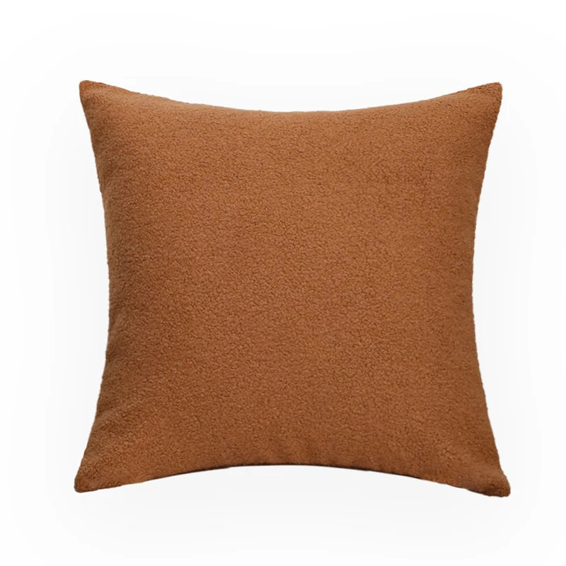 Plush Teddy Cushion Cover
