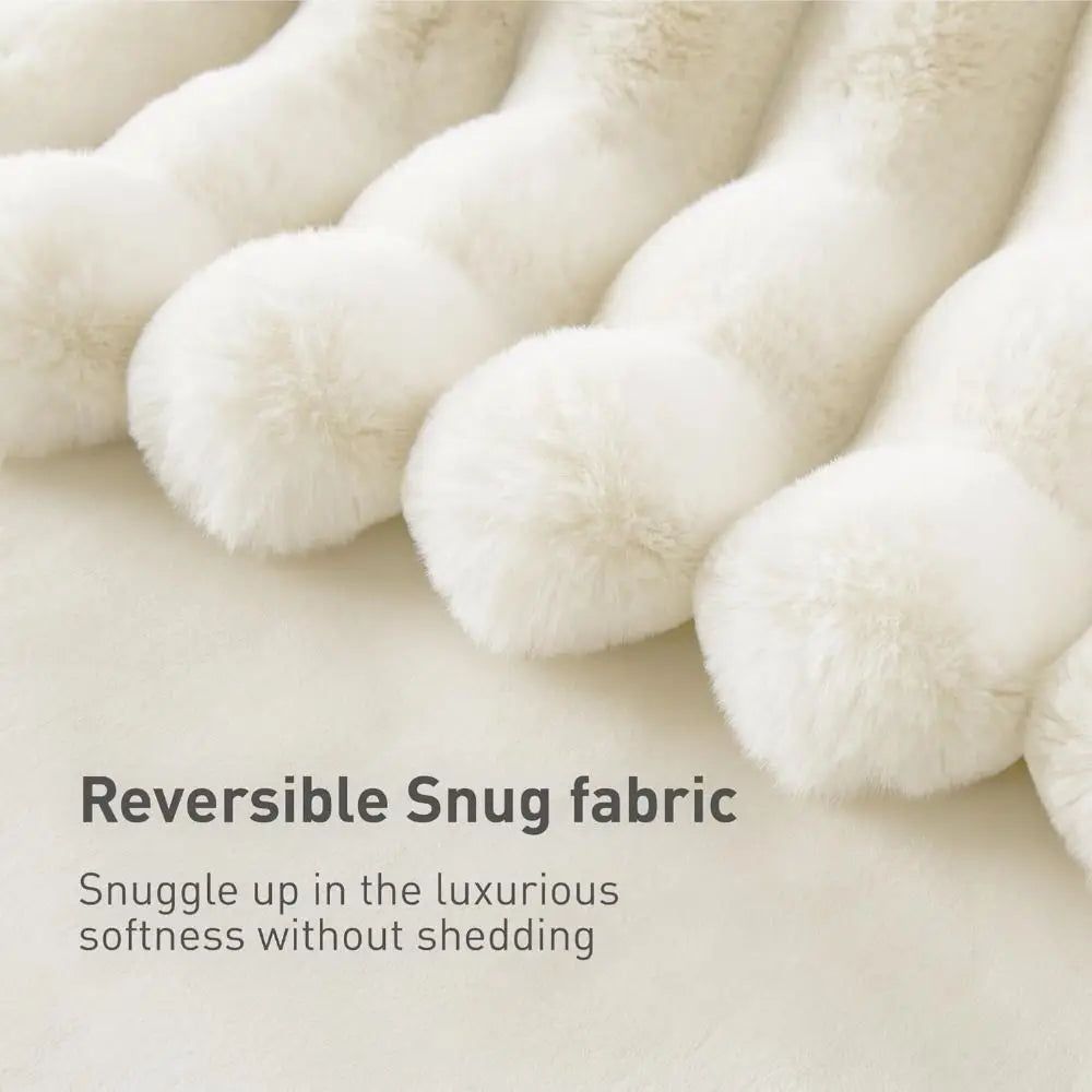 Double-Sided Cotton & Bamboo Throw