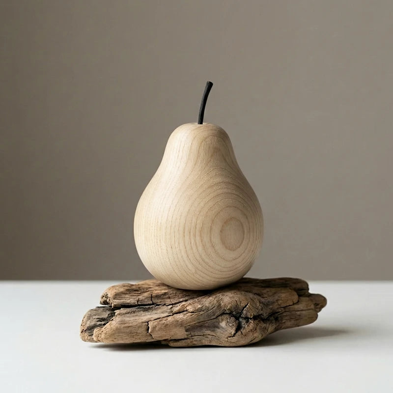 Pear Decor Wood Perfume Diffuser Aromatherapy Living Room Scented Ornament