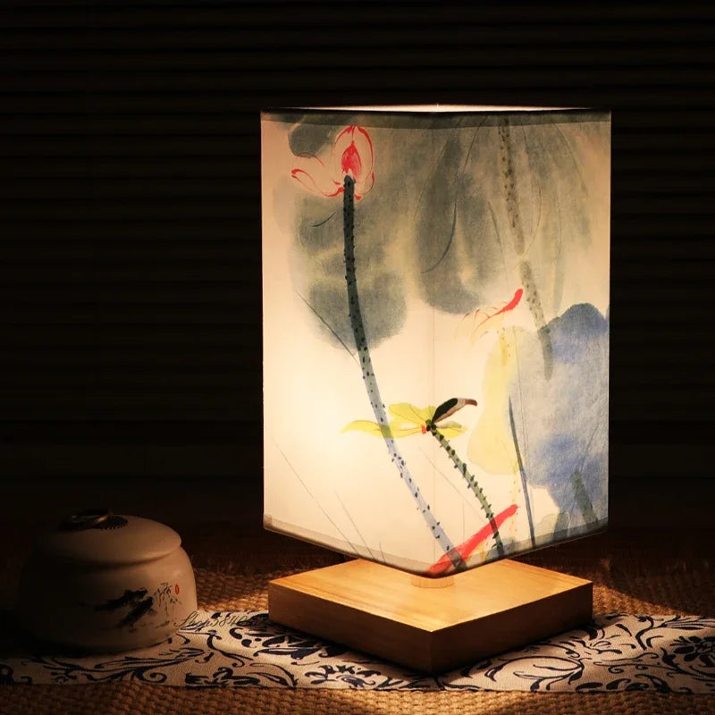Bamboo Landscape Table Lamp