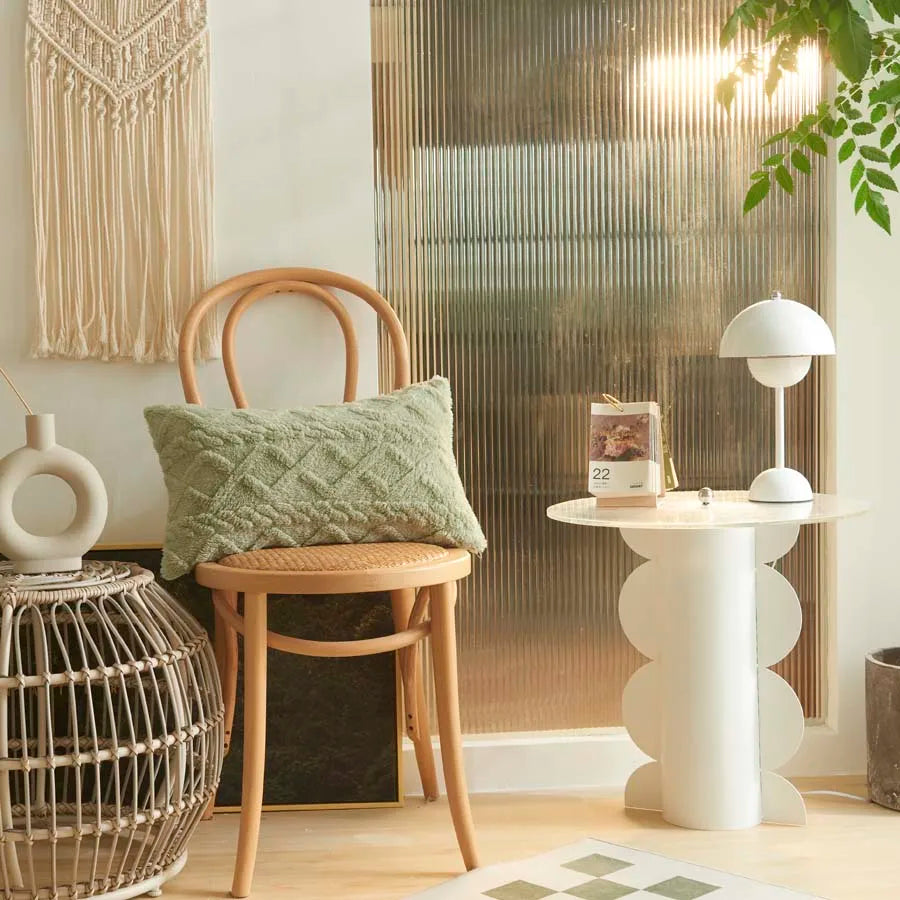 Plush Lumbar Cushion Cover