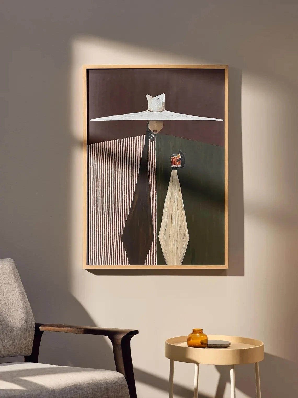 Art Deco Box Lady Canvas Print
