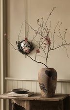 Wabi-Sabi Rustic Ceramic Vase