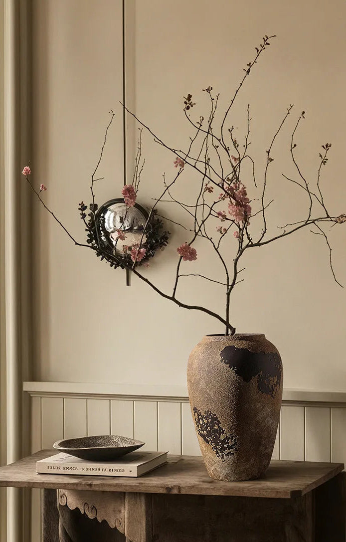 Wabi-Sabi Rustic Ceramic Vase