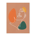Botanical Line Art Canvas Print
