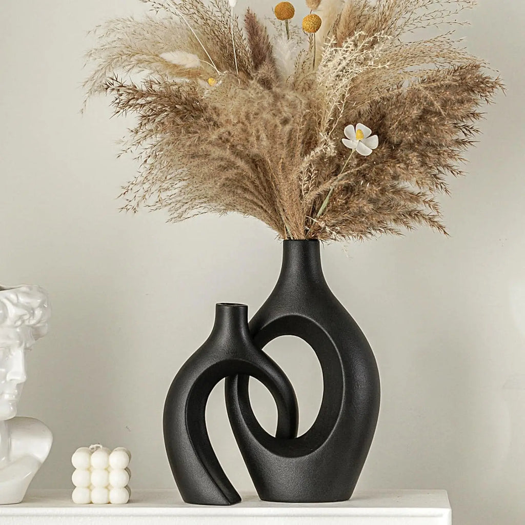 Twin Resin Vase