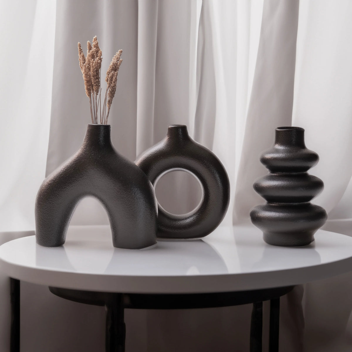 Bohemian Ceramic Vase Set